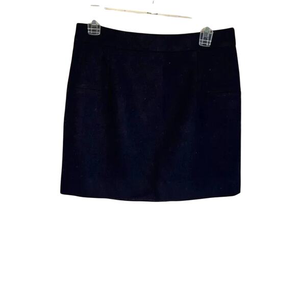 J. Crew  navy pencil  skirt Size 8 - Picture 1 of 5